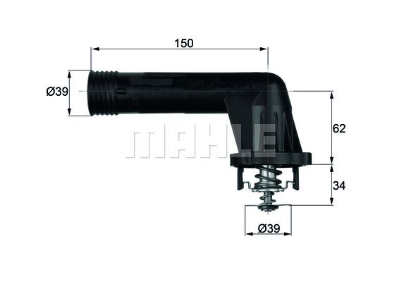 WILMINK GROUP Термостат, охлаждающая жидкость WG1262772